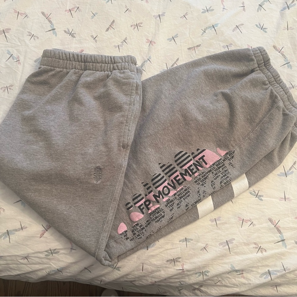 Free People Sweatpants Grey Large New Retail $98